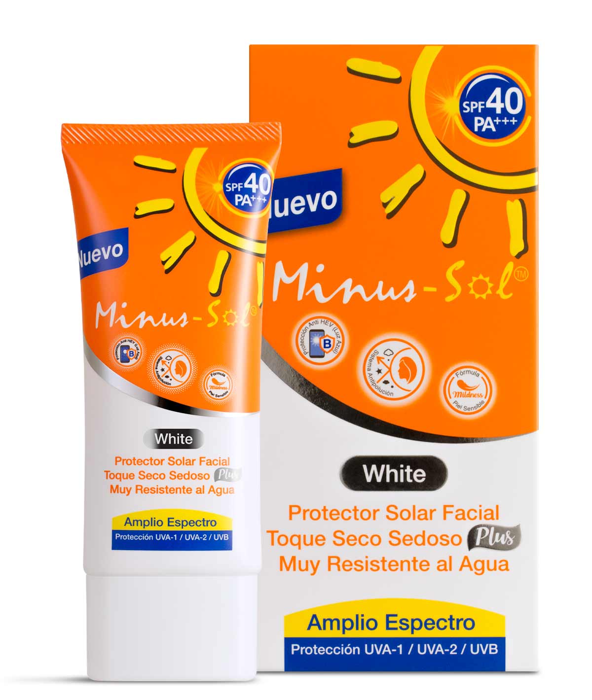 Minus Sol - Protector Solar - Tono Blanco (50 gr)